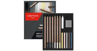 Caran d'ache graphite line light and shade set