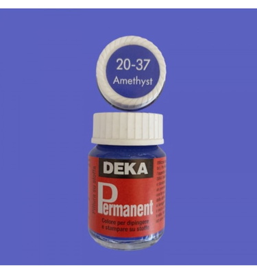 Deka permanent fabric paint 25 ml amethyst 2037, , medium
