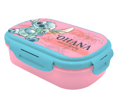 Disney stitch lunch box and cutlery set, , medium
