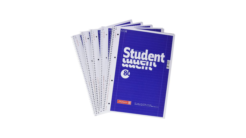 Wirebound refill pad a4 70gr. 80 sh., , medium image number null