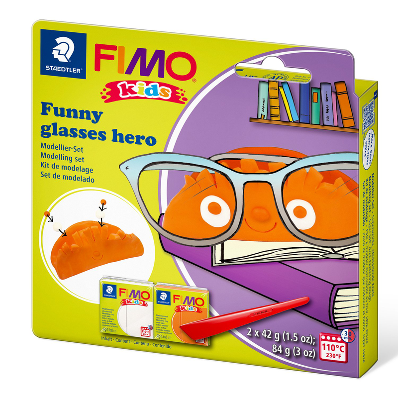 Funny glasses hero fimo® kids 8035 oven-bake modelling clay, , medium image number null