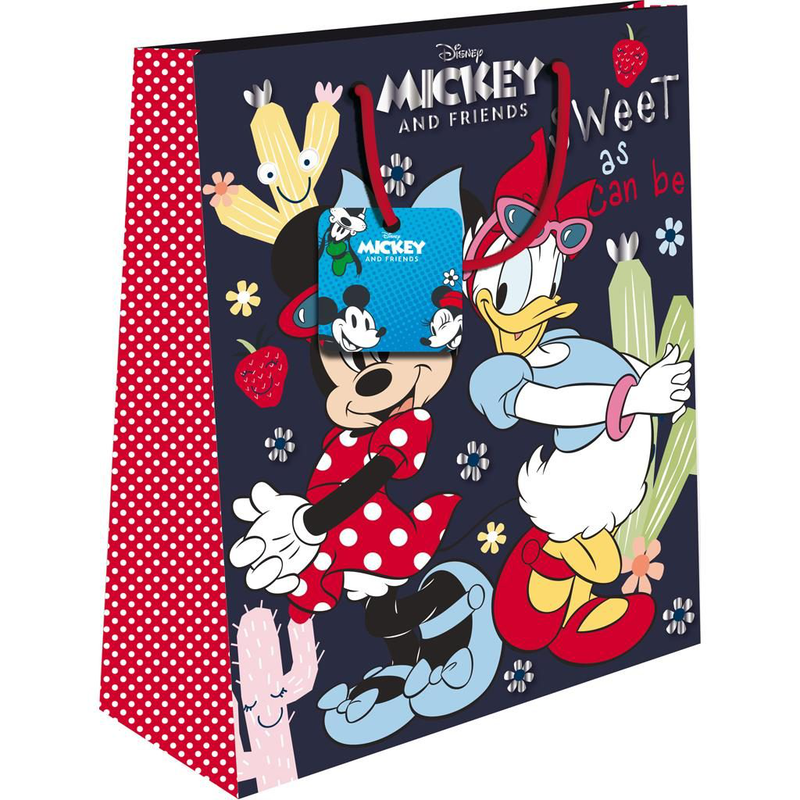 Product image: Mickey/minnie mouse with foil gift bag, , medium-null