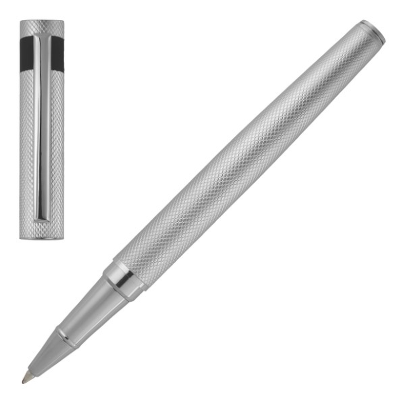 Hugo Boss rollerball pen loop diamond chrome, , medium-null