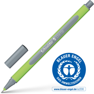Pen fineliner line-up 04 silver-grey, Grey, medium