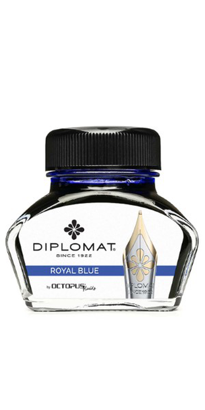 Diplomat ink pot 30ml royal blue, , medium image number null