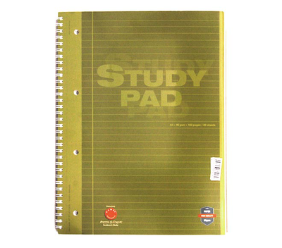 Camel study writing pad a4 90gsm 160p olive, , medium