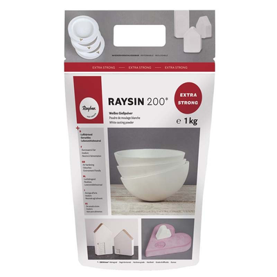 Casting powder raysin 200 1kg, White, medium