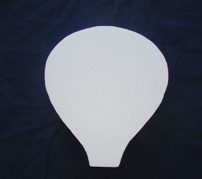 Polystyrene hot Air baloon flat 26x32x5cm, , medium