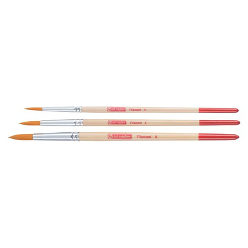 Product image: Art creation water colour brushes set 2 x round 1 x flat, , medium-null
