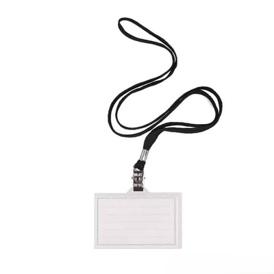 Tto name badge holder & lanyard black each 405444, , medium