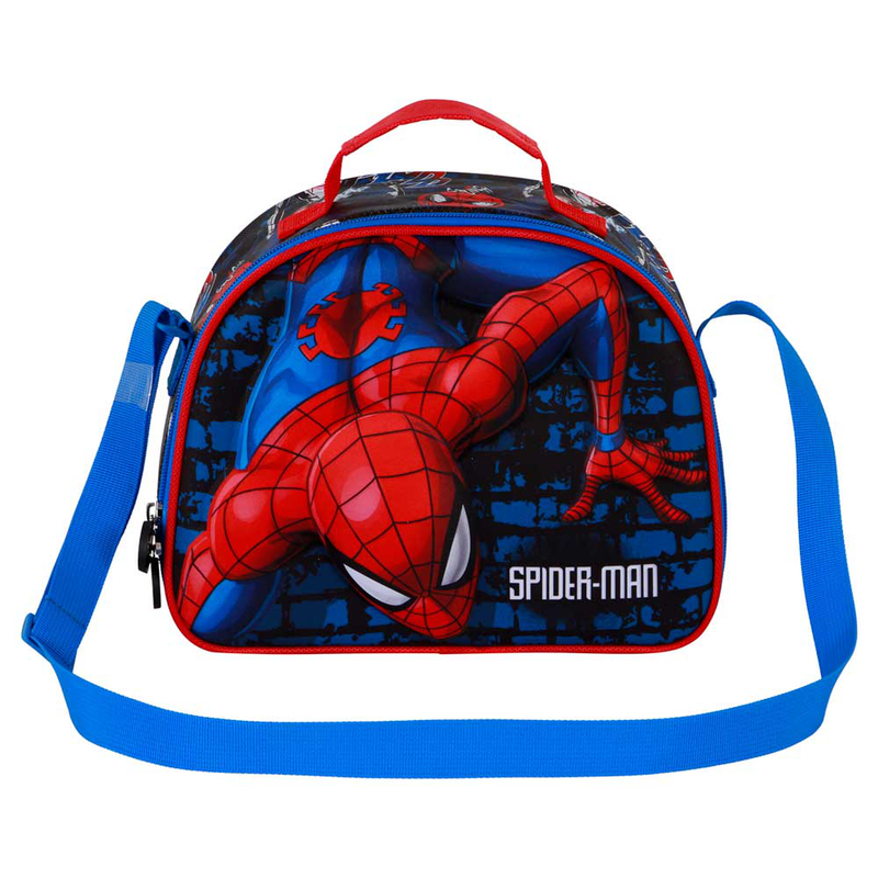 3d26 spiderman lunch bag-null
