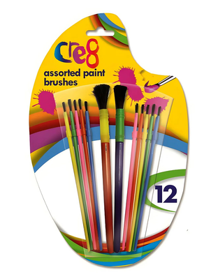 Crayola assorted paint brushes, , medium