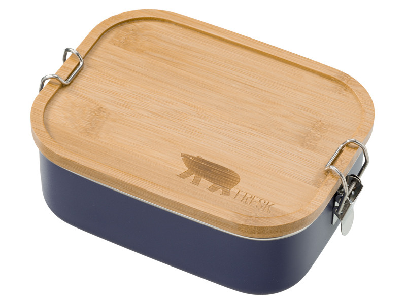 Fresk stainless steel lunchbox nightshadow blue (polar bear), , medium-null
