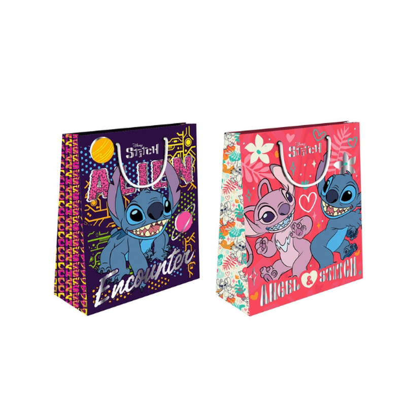 Lilo & stitch gift bag foil s, , medium-null