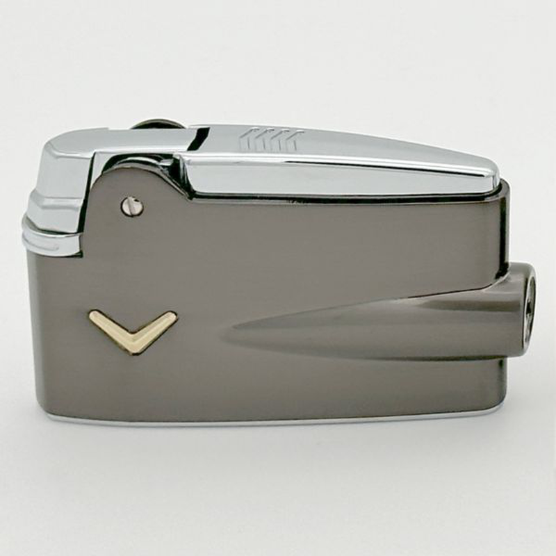 Ronson premier varaflame gun metal lighter, , medium image number null
