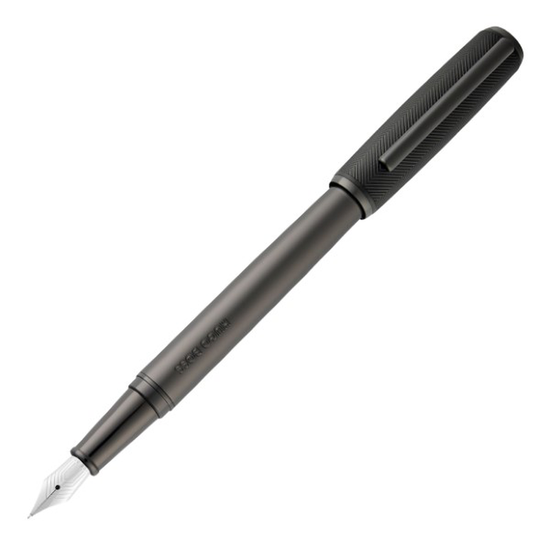 Hugo Boss fountain pen pace black & gun, , medium image number null