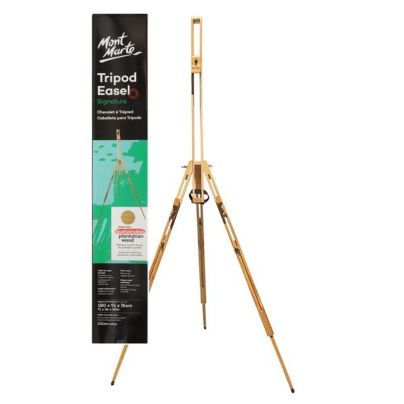 Product image: Mont marte tripod easel - lightweight pine wood, , medium-null