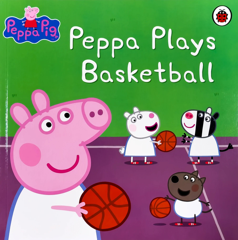 Peppa pig: peppa plays basketball paperback book, , medium-null