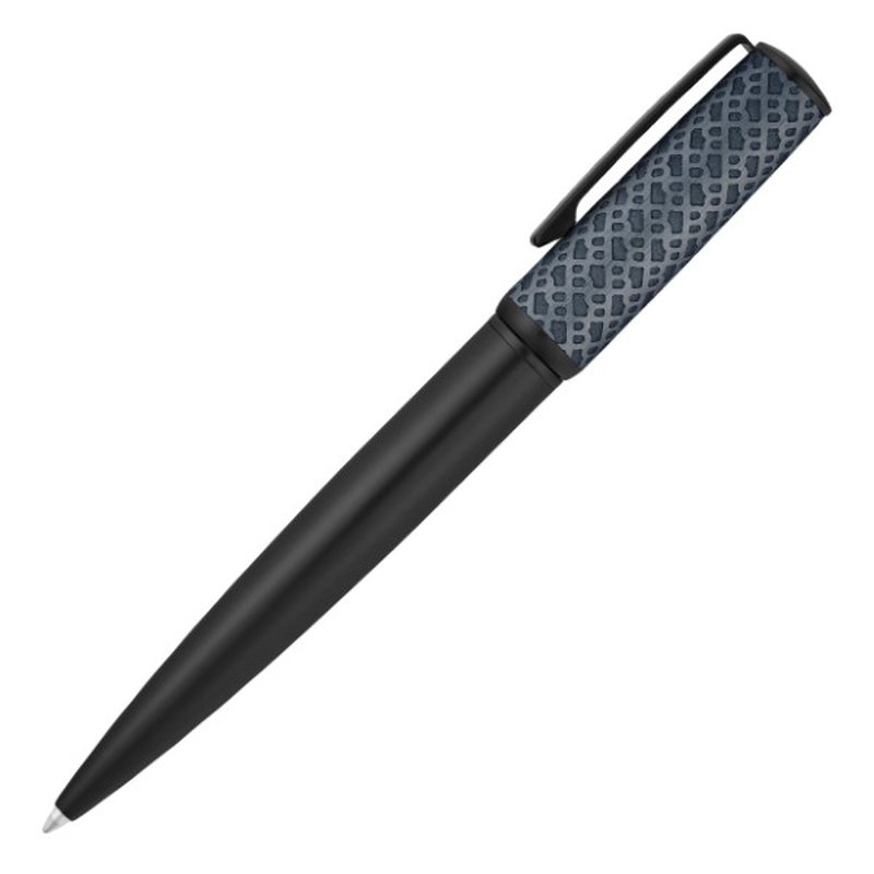 Hugo Boss ballpoint pen arche monogram black & navy, , medium-null