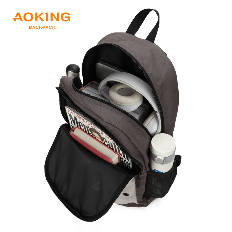 Backpack lightweight foldable casual sport pea green aoking, , medium-null