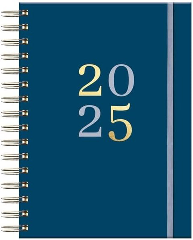 2025 spiral a5 day a page diary, , medium-null