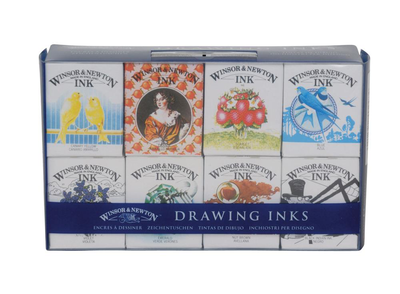 Winsor&newton  drawing inks henry collection ink pack 8
