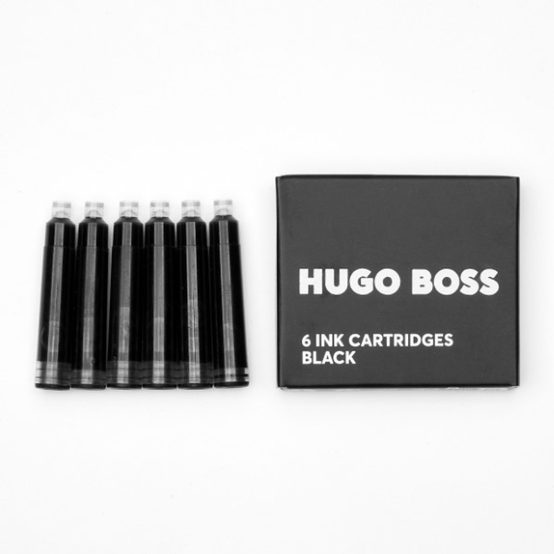 Hugo Boss 6 refills fountain pen - black, , medium-null