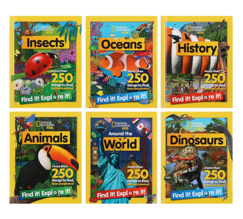 Find it! Explore it! By national geographic kids book assortment-null