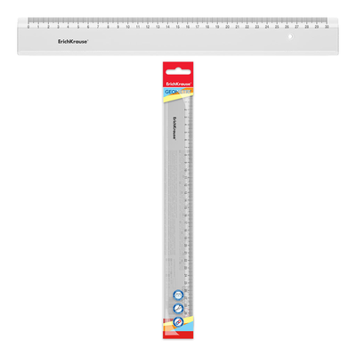 Erichkrause ruler clear 30cm 49520, , medium