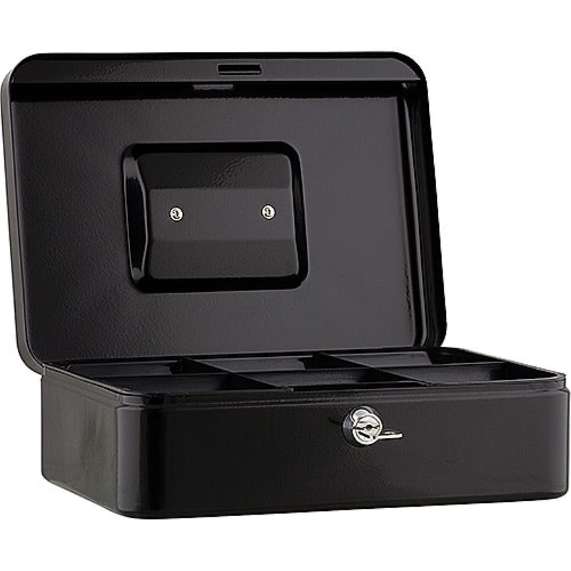 Product image: Sax cash box with key lock 25x18x9cm black, , medium-null