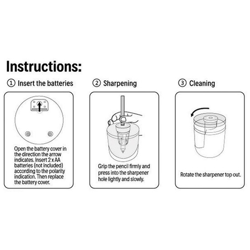 Centrum battery pencil sharpener, , medium-null