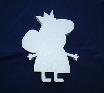 Πολυστερίνη πέππα το γουρουνάκι φλάτ 15x12x2cm, , medium