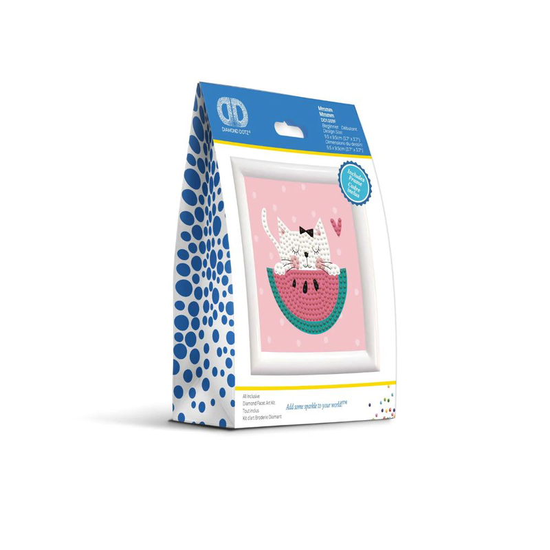 Diamond dotz mmmm - framed kit,9.5*9.5 cm, , medium-null