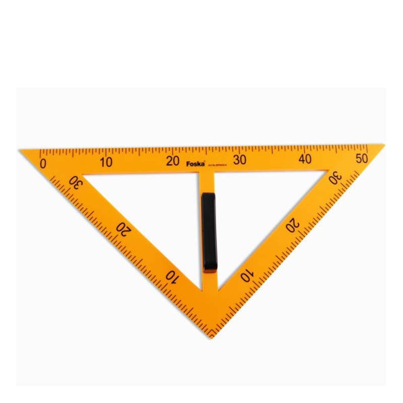 Plastic triangle 45° 40cm, , medium-null