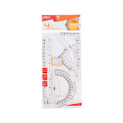 Drafting set 4 τεμαχίων - deli, , medium
