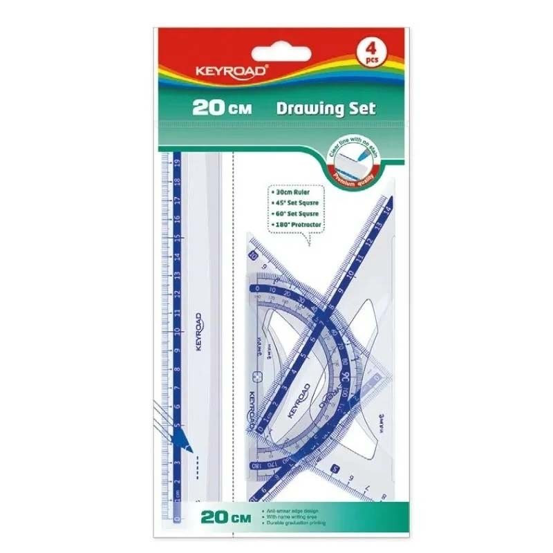 &Sigma;&epsilon;&tau; &gamma;&epsilon;&omega;&mu;&epsilon;&tau;&rho;&iota;&kappa;ώ&nu; &omicron;&rho;&gamma;ά&nu;&omega;&nu; 20cm 4pcs keyroad, , medium-null