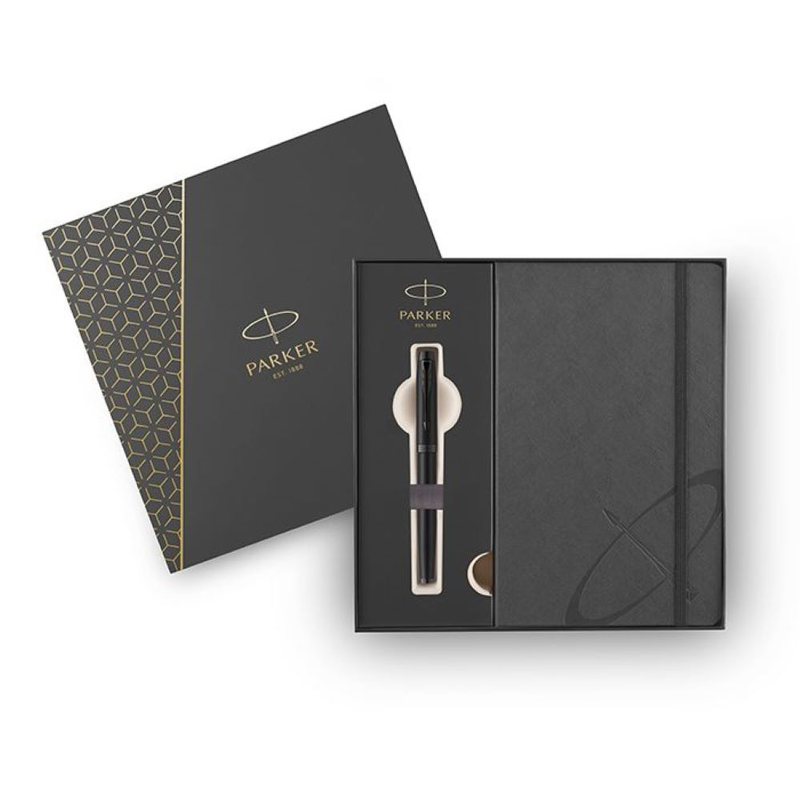 Parker i.m cr metal.black bt rb+notebook, , medium-null