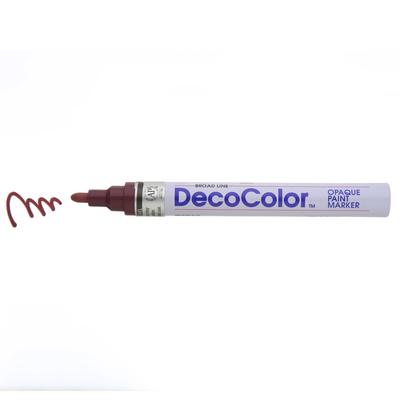 Decocolor paint marker broad - 300/64 plum, , medium
