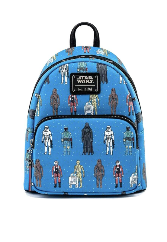 Product image: Loungefly: star wars - action figures aop mini backpack, , medium-null