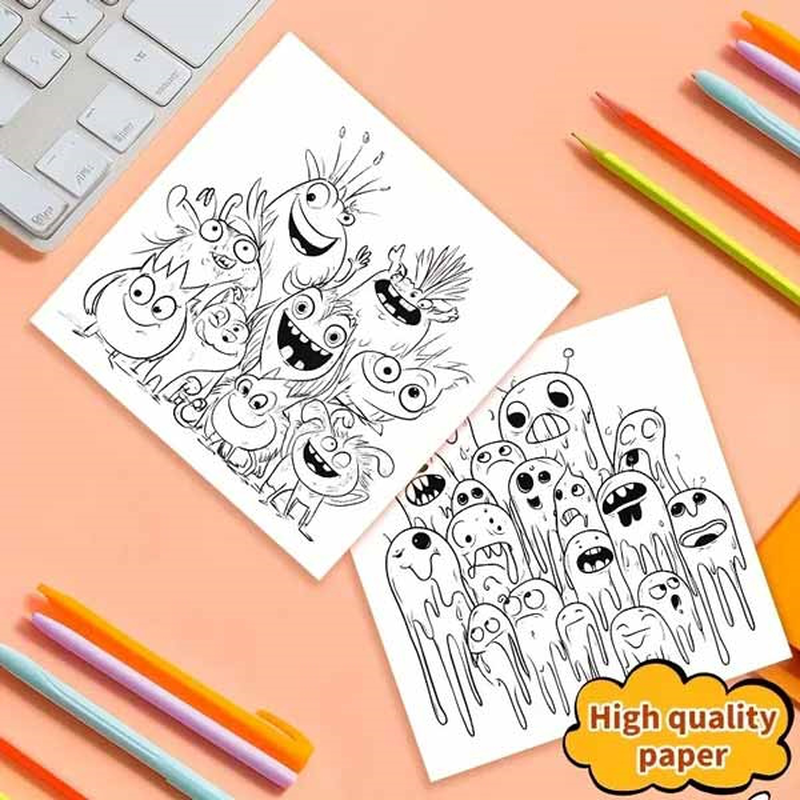 Coloring book - monster, , medium-null
