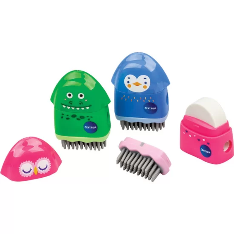 Product image: Sharpener plastic with dust container, eraser synthetic rubber and dust brusher, , medium-null