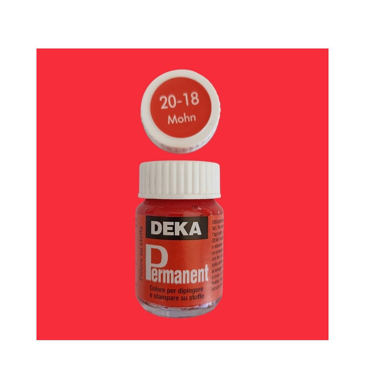 Product image: Deka permanent fabric paint 25 ml red 2018, , medium-null