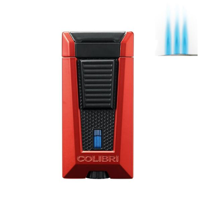 Colibri lighter stealth triple red-black