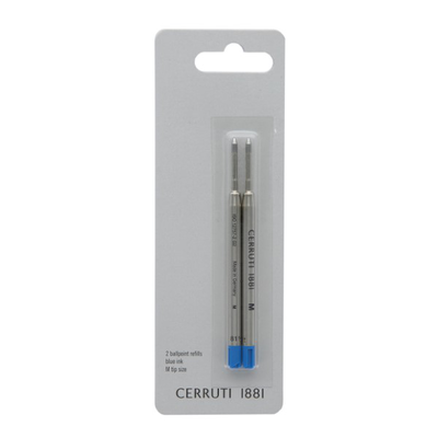 Cerruti 2 ballpoint metal refill blue m
