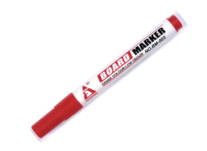 B/r tenfon marker for whiteboard red n.bm-003/br00167, , medium-null
