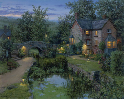 Paint by numbers luminous haven of peace 40*50 cm without frame