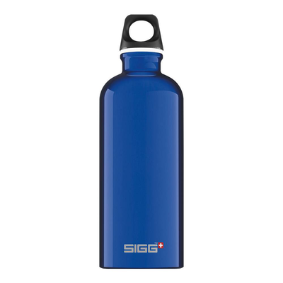 Sigg water bottle traveller dark blue-  0.6lt, , medium
