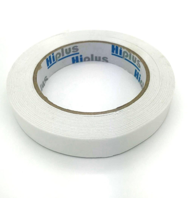 Hiplus double side foam tape - 1.0mm x18mm x 5m white