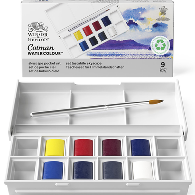 W&n cotman watercolour 8hp skyscape pocket set, , medium