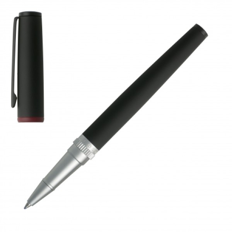 Hugo Boss rollerball pen gear black, , medium-null